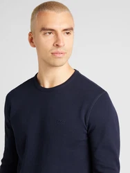 BOSS Herren Langarmshirt Tempesto dunkelblau