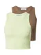 STUDIO SELECT Top 'Marlene'  temno rjava / limeta