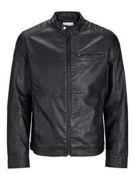 Bikerjacke 'JJDylan' schwarz