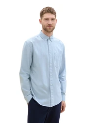 TOM TAILOR Hemd taubenblau