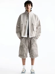 Pull&Bear Jacke hellgrau