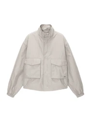 Pull&Bear Jacke hellgrau