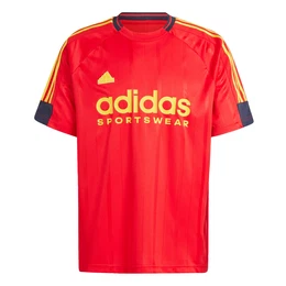 Sportshirt 'TIRO' gelb / rot / schwarz