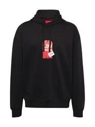 Sweatshirt 'Dagunoso' knallrot / schwarz / wei