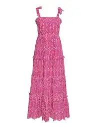 Šaty 'MALURA' pink / bílá