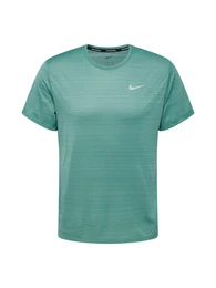 Sportshirt 'Miler' smaragd / silber