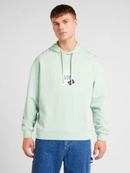 HUGO Sweatshirt Dagunoso rauchblau/mint/weiß