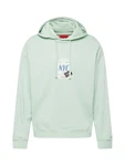 HUGO Sweatshirt Dagunoso rauchblau/mint/weiß