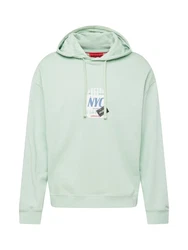 HUGO Sweatshirt Dagunoso rauchblau/mint/weiß
