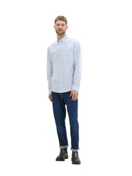 TOM TAILOR Hemd hellblau/weiß