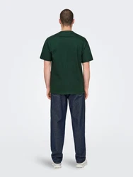 ONLY & SONS T-Shirt Fred dunkelgrn