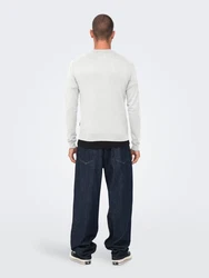 Only & Sons Pullover Wyler weiß