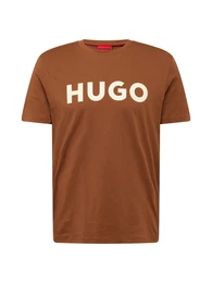 T-Shirt 'Dulivio' braun / wei
