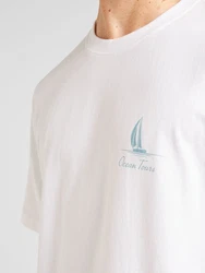 Only & Sons T-Shirt MILO hellblau/weiß