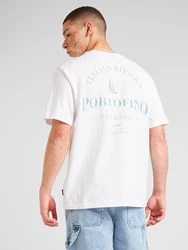 Only & Sons T-Shirt MILO hellblau/weiß