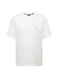 Only & Sons T-Shirt MILO hellblau/weiß