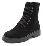 Černé šněrovací kotníkové boty image