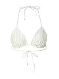 Horní díl plavek 'Sachi' pastelově zelená / bílá