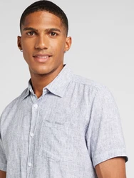 QS Hemd taubenblau