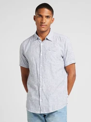 QS Hemd taubenblau