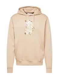 Sweatshirt beige / braun / oliv / wei