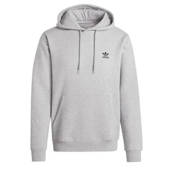 ADIDAS ORIGINALS Sweatshirt Essentials TREFOIL ESSENTIALS HOODIE graumeliert/schwarz