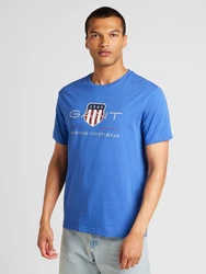 Gant T-Shirt REGULAR ARCHIVE SHIELD marine/royalblau/hellgrau/rubinrot