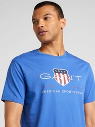 Gant T-Shirt REGULAR ARCHIVE SHIELD marine/royalblau/hellgrau/rubinrot