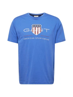 Gant T-Shirt REGULAR ARCHIVE SHIELD marine/royalblau/hellgrau/rubinrot
