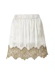 Sukně šedá / olivová / přírodní bílá