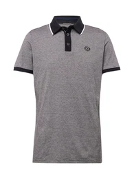 Poloshirt grau / schwarz / wei