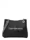 Calvin Klein Jeans Torba za na rame  crna / srebro