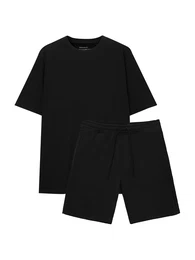 Jogginganzug schwarz