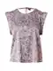 BOSS Bluza 'Leaska'  antracit siva / ljubičasto crvena / roza / bijela