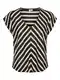 VERO MODA Tričko 'VMMANIKA'  zlatá / černá / bílá