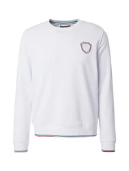 19V69 ITALIA Sweatshirt 'Samu' jade/rot/offwhite