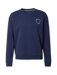19V69 ITALIA Sweatshirt 'Samu' dunkelblau/grn/rot/wei