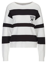 Svetr 'Ketty' černá / bílá