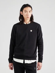 19V69 ITALIA Sweatshirt 'Nico' schwarz/weiß