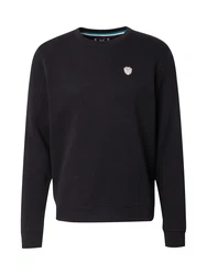 19V69 ITALIA Sweatshirt 'Nico' schwarz/weiß