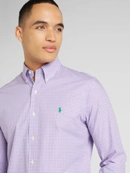 Polo Ralph Lauren Hemd grn/lavendel/naturwei