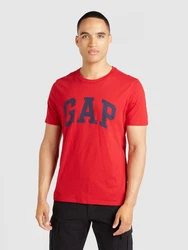 GAP T-Shirt 'EVERYDAY' taubenblau/rot