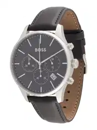 Uhr 'AVERY' dunkelblau / schwarz / silber