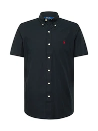 Hemd blutrot / schwarz