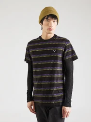 Iriedaily T-Shirt 'Monte Noe' hellgrn/lila/schwarz/wei