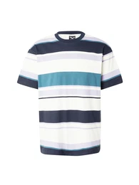 T-Shirt marine / petrol / flieder / wei