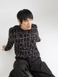Iriedaily Pullover Switchup grau/schwarz/weiß