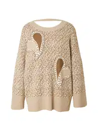 Svetr 'FALONE' béžová / velbloudí