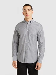 Gant Langarmhemd REG POPLIN STRIPE SHIRT opal/weiß