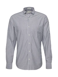 Gant Langarmhemd REG POPLIN STRIPE SHIRT opal/weiß